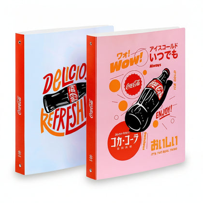 Ring Binder A4 4 Rings Spine 3.5cm Polypropylene Coca-Cola Tasty