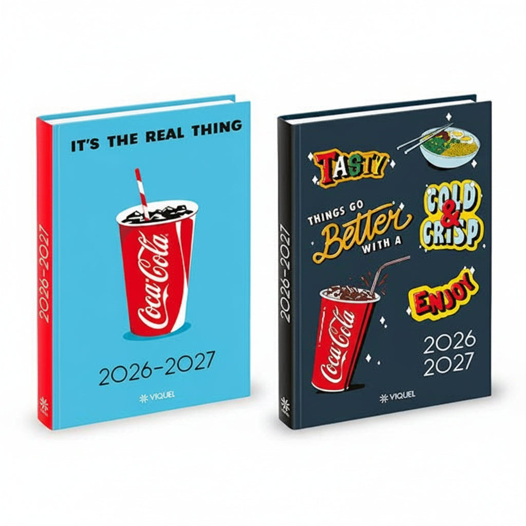 School Diary 11x17cm Aug 2026-Jul 2027 Coca-Cola Tasty