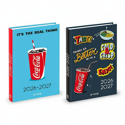 School Diary 11x17cm Aug 2026-Jul 2027 Coca-Cola Tasty