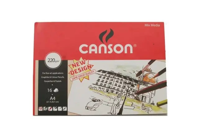 Drawing Pad A4 220G. 16Sheet