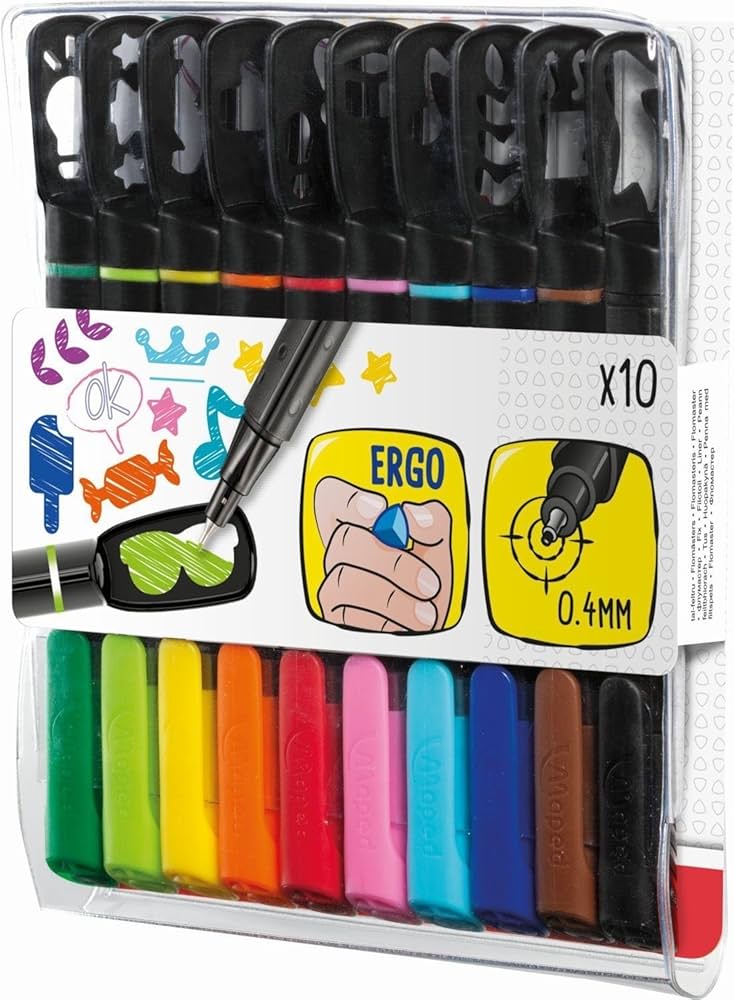 Pouch Graph Mania Fineliner 10/Set