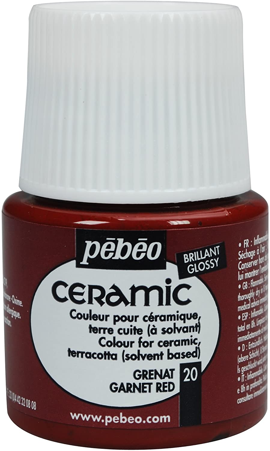 Ceramic 45Ml Garnet