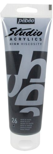 Acrylic Studio Mars Black 250Ml