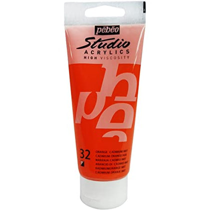 Acrylic Studio Cadmium Orange 250Ml Hue