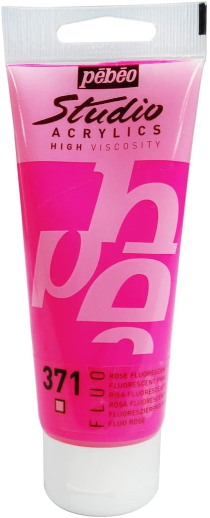 Acrylic Studio Fluo Pink 100Ml