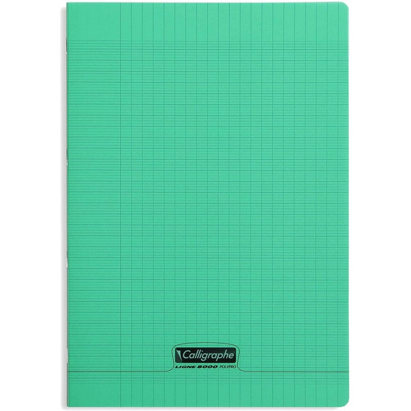 Copybook A4 PP Sq Stitched green 192sh 90gm