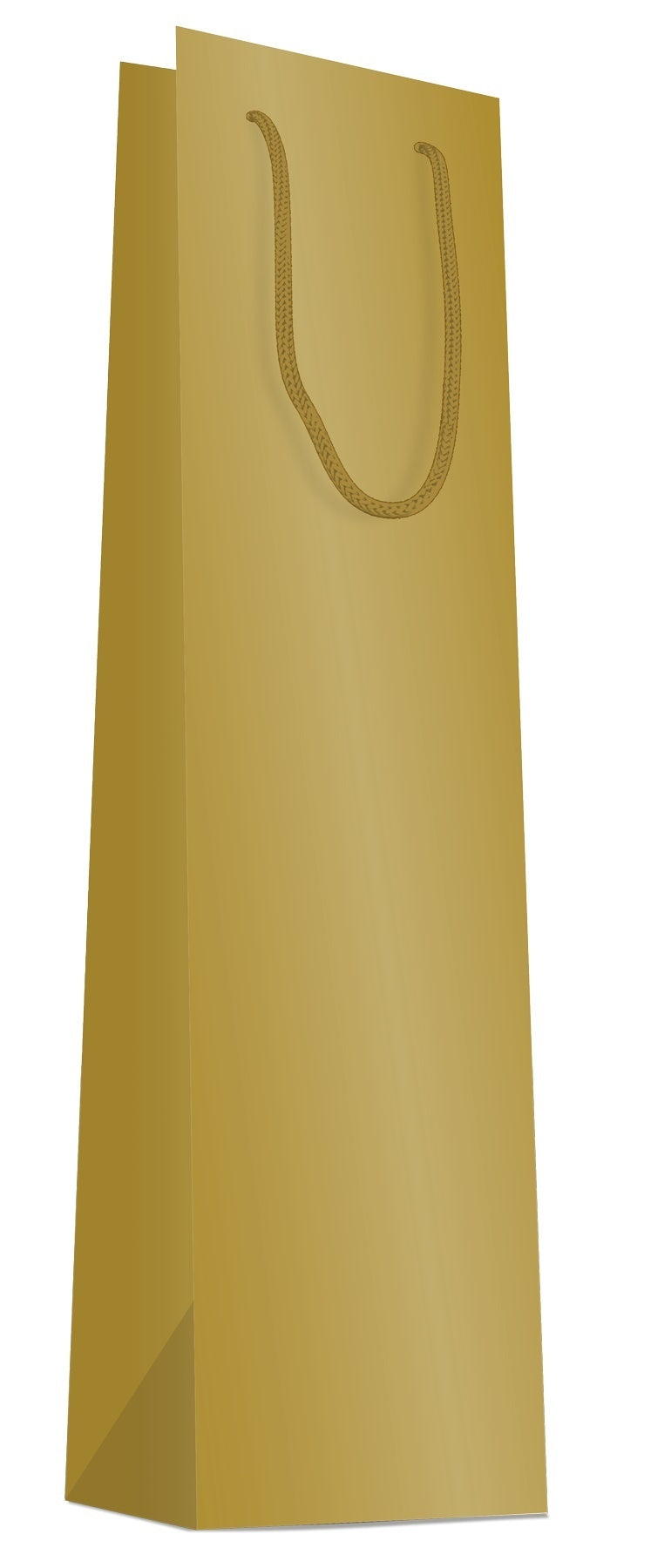 Gift Bottle Bags 11X11X39Cm Matt Gold