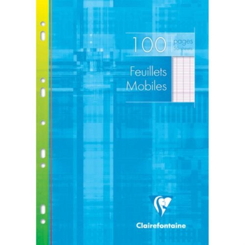 Loose Leaf Single 90gsm A4 100 sheets, punched refill sheets on satin-smooth 90gsm paper.