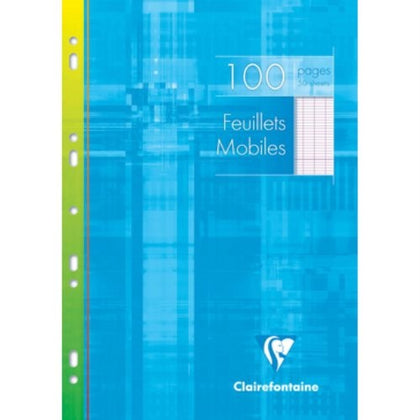 Loose Leaf Single 90gsm A4 100 sheets, punched refill sheets on satin-smooth 90gsm paper.