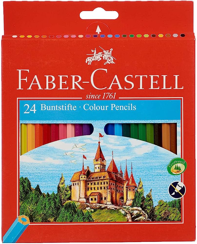 Colour Pencil Carton Long 24Col