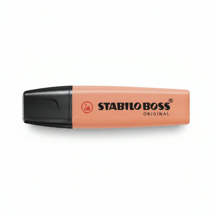Highlighter Boss Pastel Mellow Coral Red