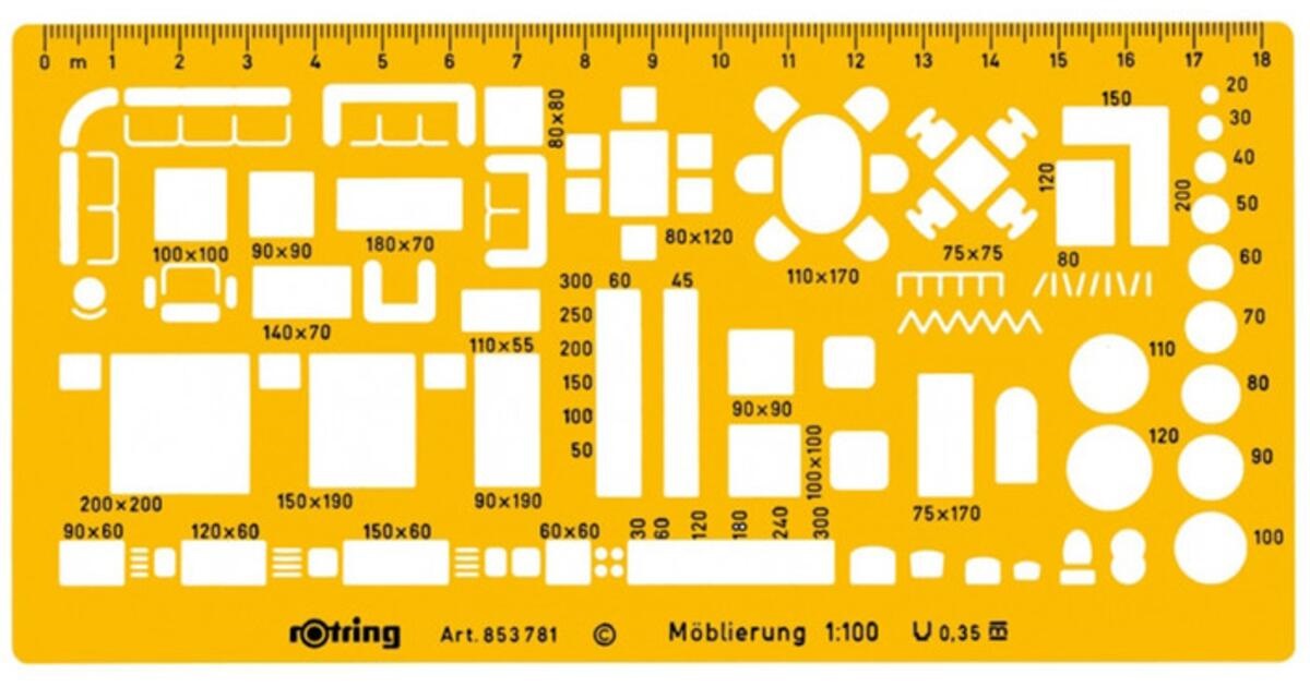 ARCHITECT FURNITURE TEMPLATE SCALE1:50