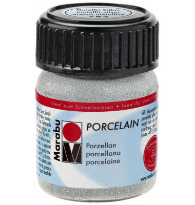 Porcelain Painter 15Ml Metalic Silver782