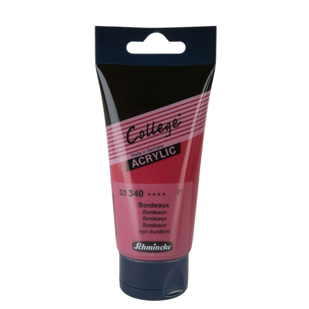 Acrylic Paint Tube Bordeaux 75Ml