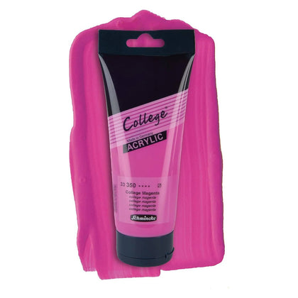 Acrylic Paint Tube College Magenta 75Ml