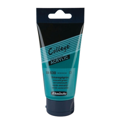 Acrylic Paint Tube Emerald Green 75Ml