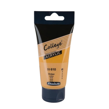 Acrylic Paint Tube Ochre 75Ml