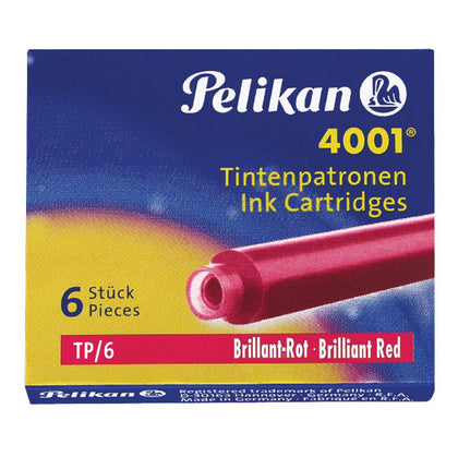 CARTRIDGE INK 4001 RED 6/PK