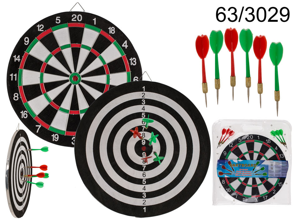Dart Board Game With 6 Darts 36.5Cm