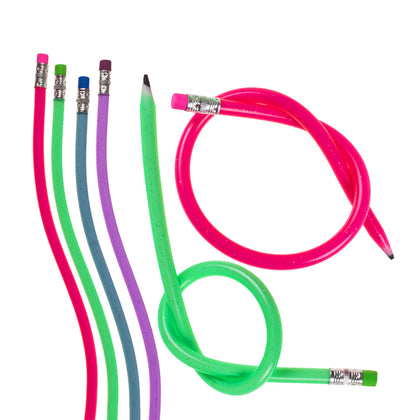 Flexible Pencils Assorted Color 4/Pk