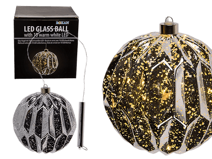 Glass Ball With White Led