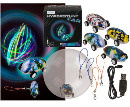 Hyper Stunt Car With Usb Cable 45X25X18Mm Assoted Colors