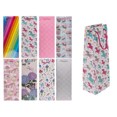Gift Bag For Wine Bottle Assorted Colors