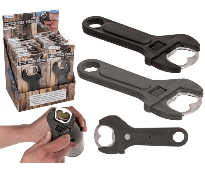 Bottle Opener Wrench With Magnet