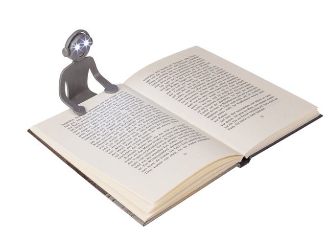 Reading Lamp Men Body Shape With Led Assorted Color