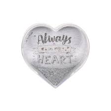 3D Acrylic Heart Waterglobe With Heart Foils For 1 Photo 9 X 9 Cm