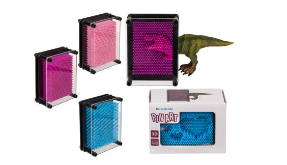 Pin Art Plastic 12X9Cm Assorted Colors
