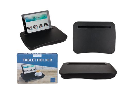 Ibed Laptop&amp;Tablet Holder Black Cushioned Base Design32X25Cm