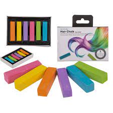 Hair Chalk  4 Cm 6 Colors Assorted