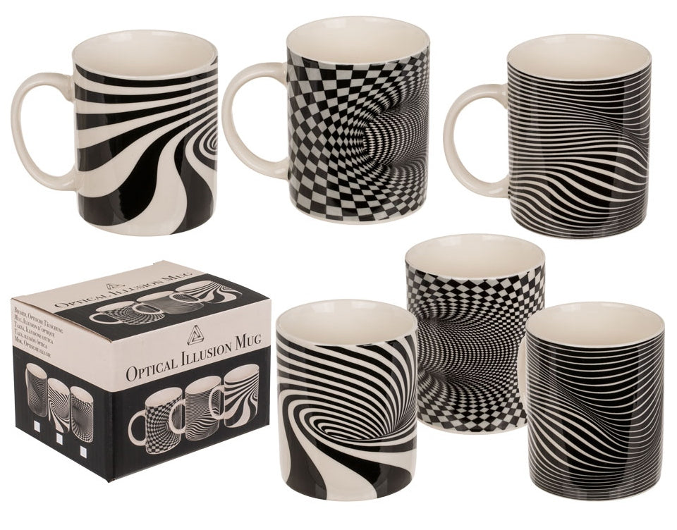 Ceramic Mug Optical Illusion In Gift Box