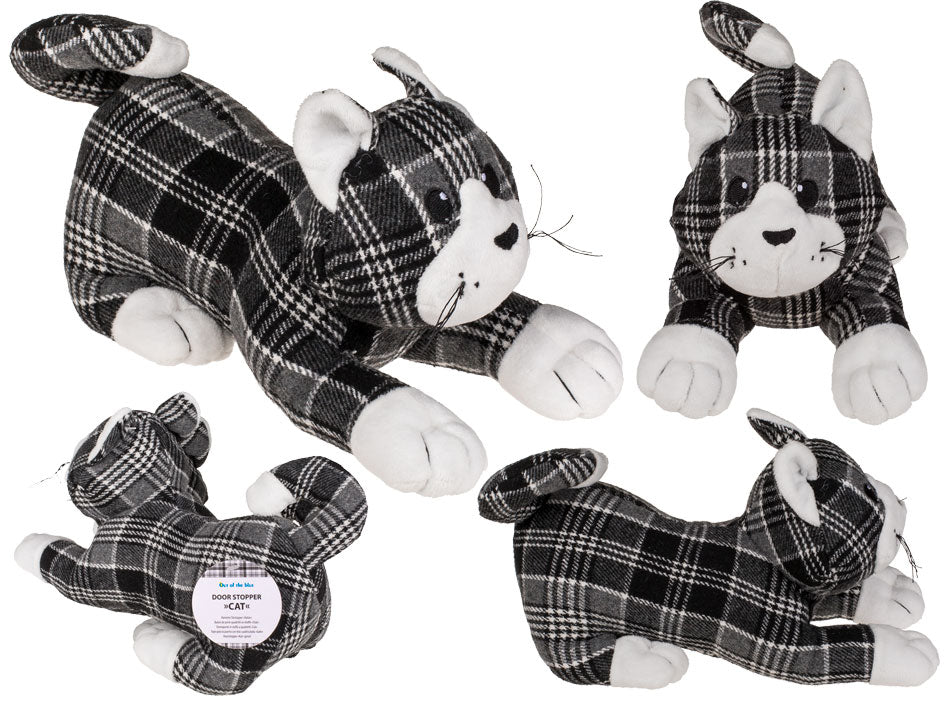 Door Stopper Cat 28Cm 100% Polyester 1 Kg