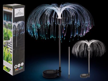 Garden Light "Magic Fountain" Solar Cell Colour Changing Led 30 X 72 Cm