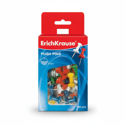 Push Pins Plastic Color 100Pc