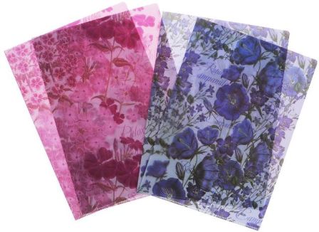Clear Folder L Shape Mont Royal A4 Pack of 4