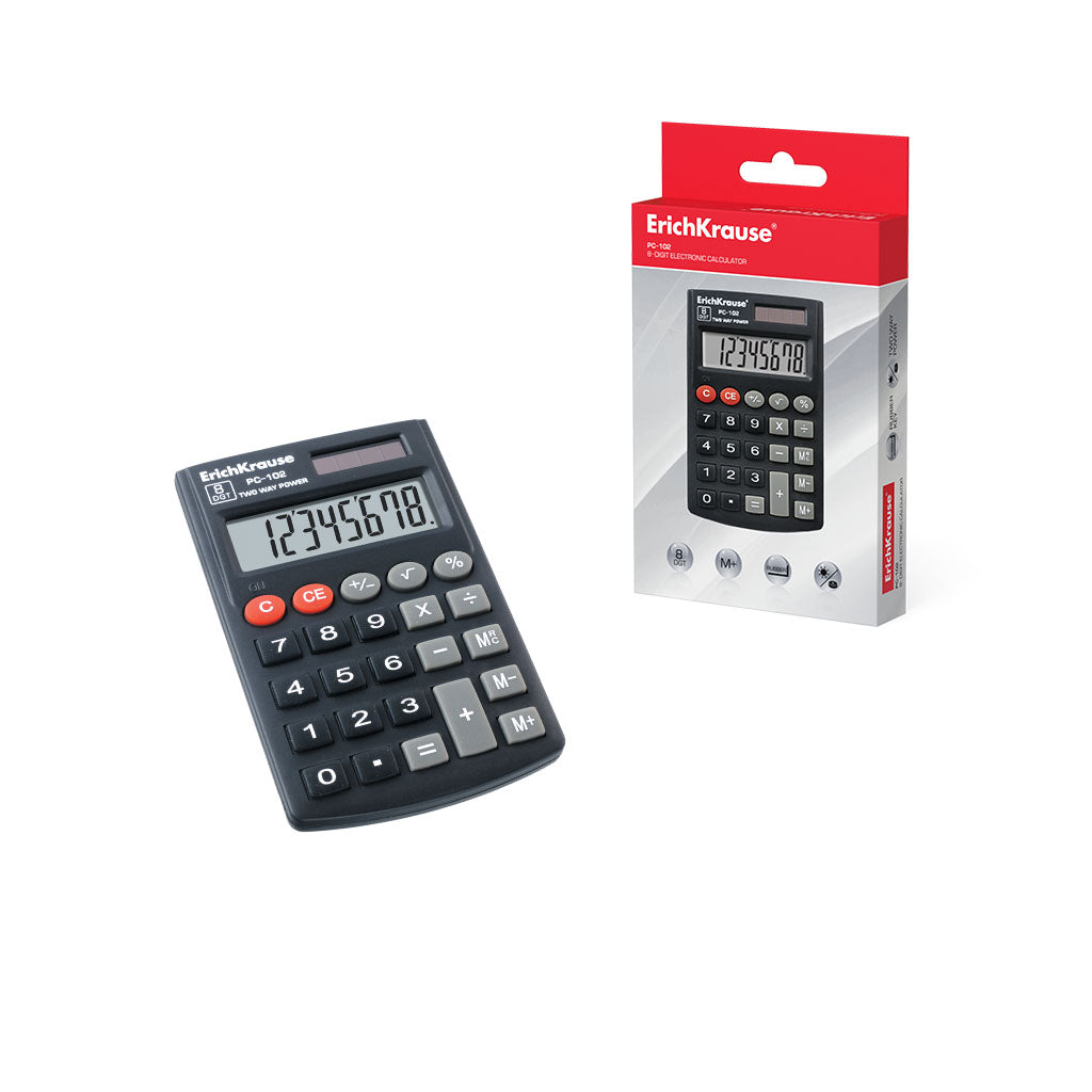 Calculator Electronic 8-Digit -101 for quick accurate calculations 0 Key
