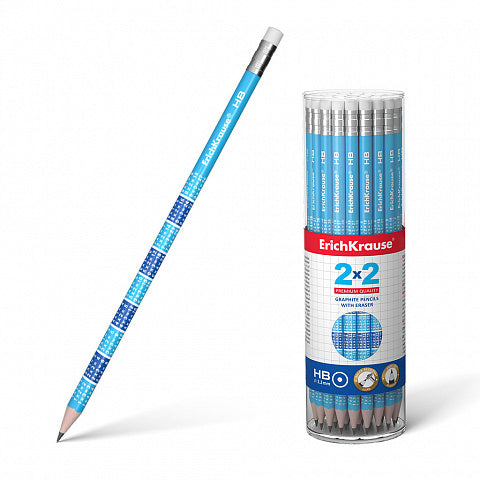 Graphite Pencil With Eraser Hb