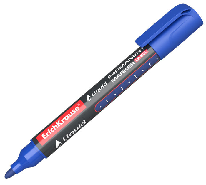 Permanent Marker With Liquid Ink Blue Lp-600