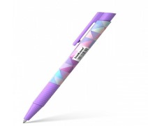Retractable Ballpoint Pen Blue Magic Rhombs