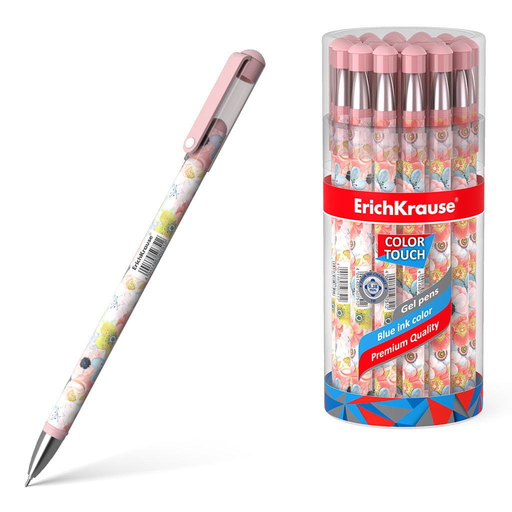 Gel Pen Color Flower Cocktail Blue