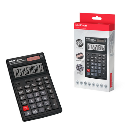 Desk Electronic Calculator 12-Digit C-4412N for quick, accurate calculations, 00 Key