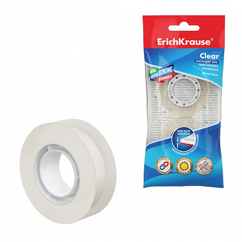 Clear Tape 18Mmx33 m Pack of 2
