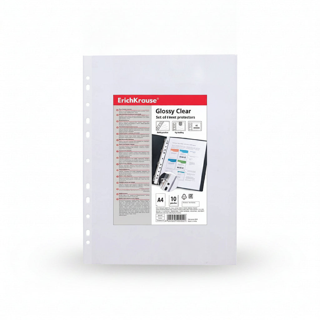 Protector Sheet Glossy Clear 60Mic A4 Pack of 10