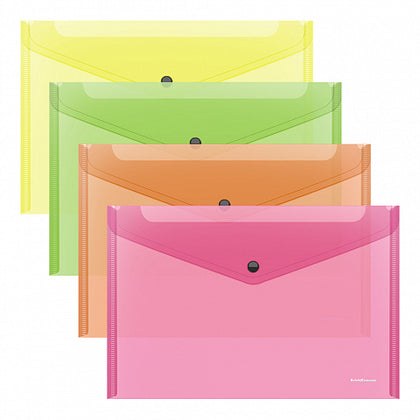 Envelope Folder Fizzy Neon A4 Assorted Color