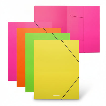 Action Case Matt Neon A4 Assorted Colors