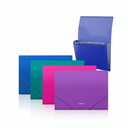 Expanding File A4, 13 Pockets Assorted