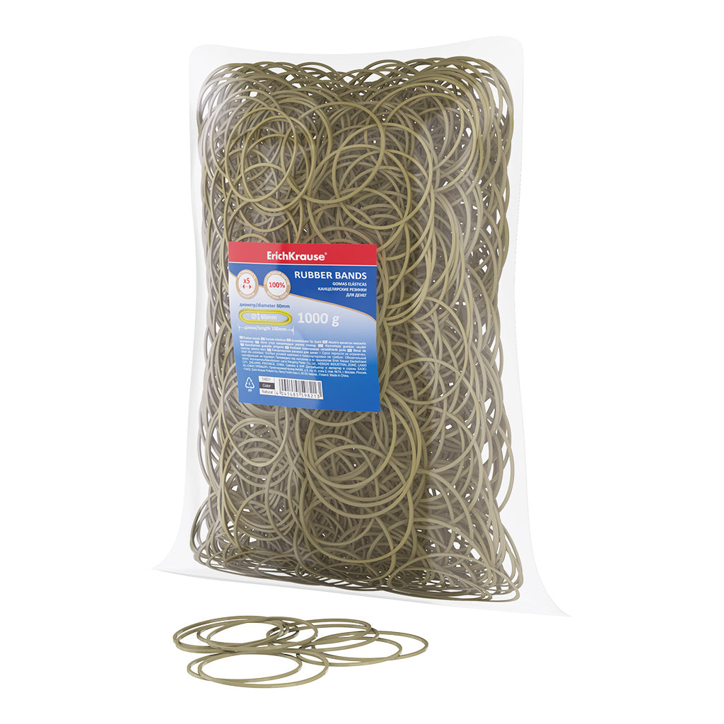 Rubber Bands Brown 60 mm 1000g